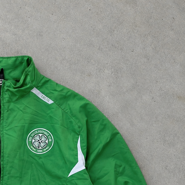 90s Nike Track Jacket Grün, Weiß Limited Stitched Logo (M)
