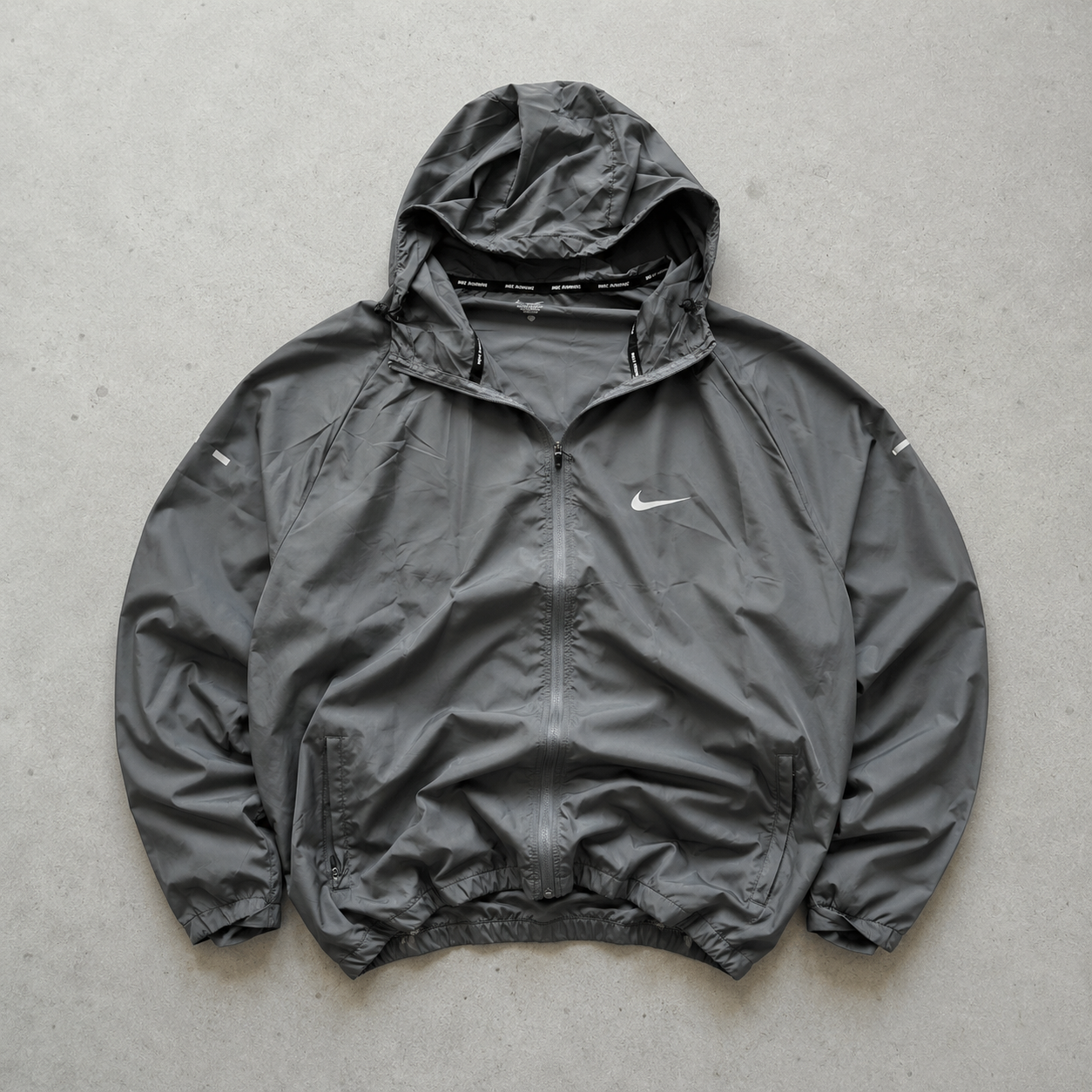 Nike Track Jacket Grey, Black Rare (L)