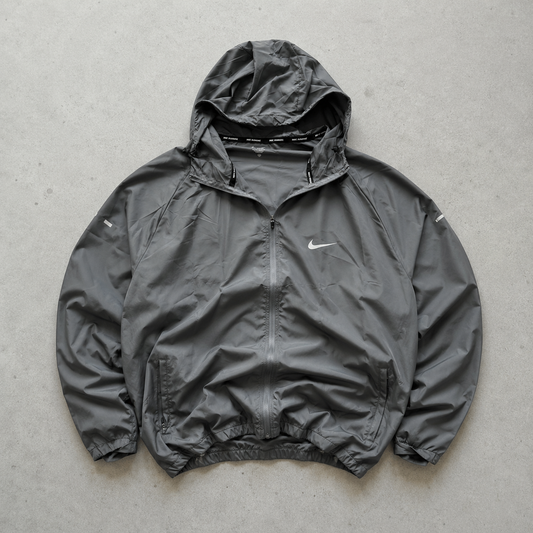 Nike Track Jacket Grey, Black Rare (L)