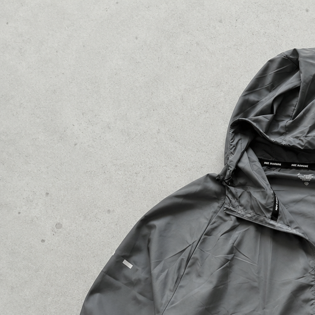 Nike Track Jacket Grey, Black Rare (L)