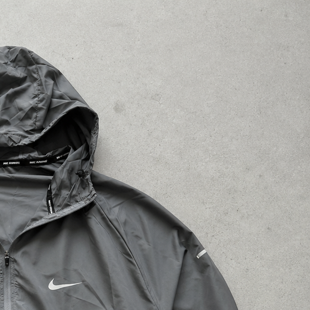 Nike Track Jacket Grey, Black Rare (L)