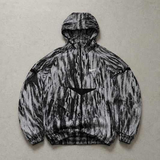 USA Y2K Nike Hoodie White, Black Rare (L)
