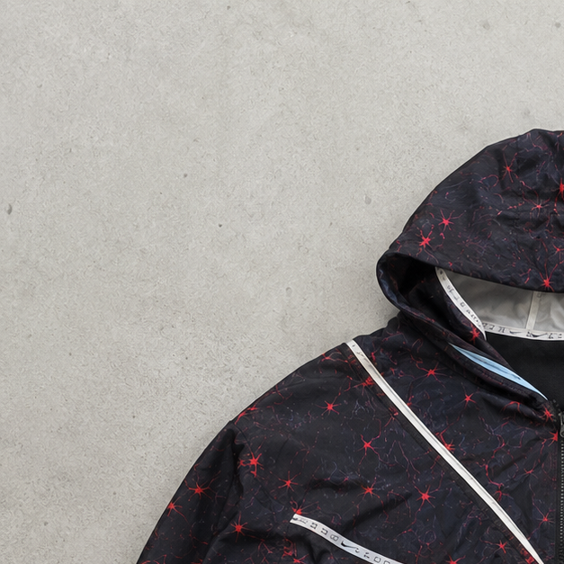 Nike Jacket Black, Red Limited (Size S)