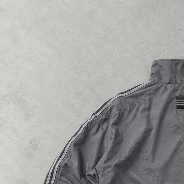 Vintage Adidas Jacket Gray Rare (M) Stitched Logo