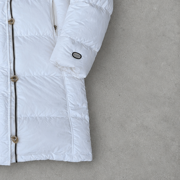 Y2K Nike Puffer Jacket White Limited (L)