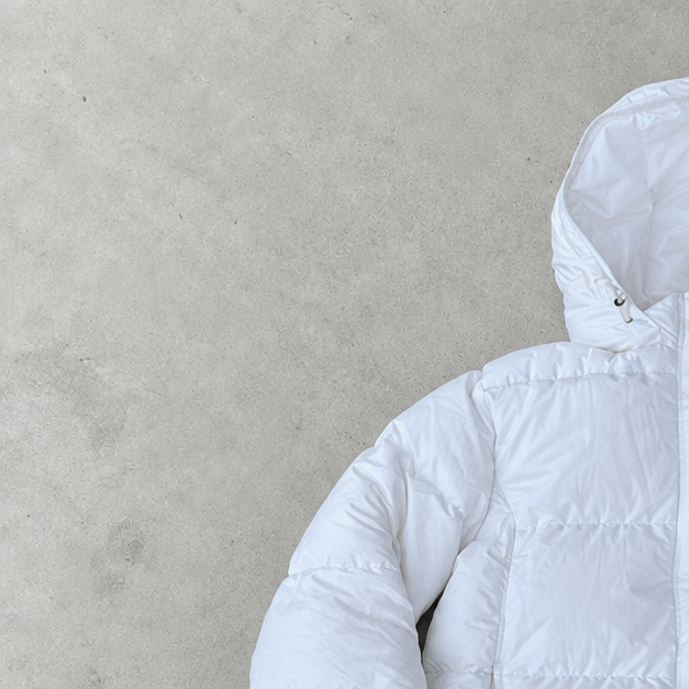 Y2K Nike Puffer Jacket White Limited (L)
