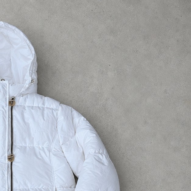 Y2K Nike Puffer Jacket White Limited (L)