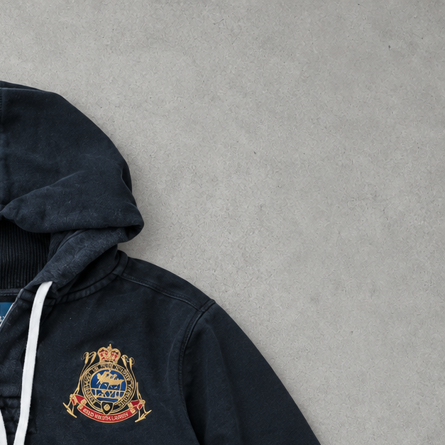 Polo Ralph Lauren Hoodie Marineblau Rare (XXL)