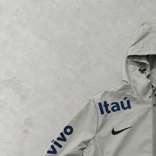 Brasilien Nike Gore-Tex Jacket Grau, Mintgrün Limited (S)