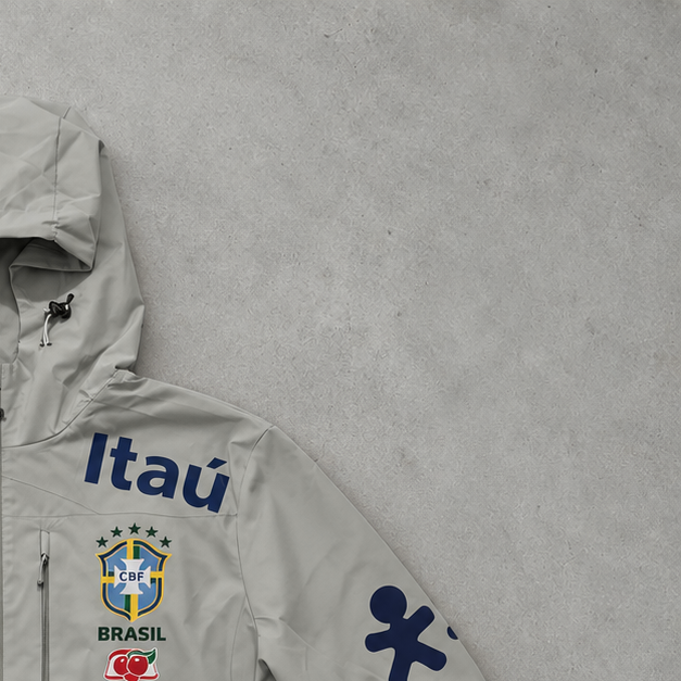 Brasilien Nike Gore-Tex Jacket Grau, Mintgrün Limited (S)