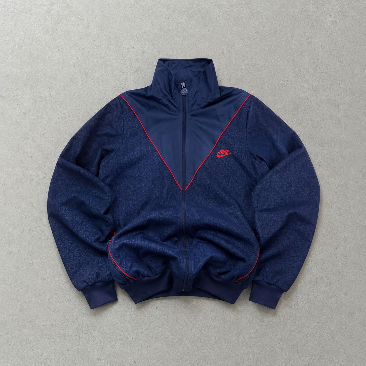 90s Y2K Vintage Nike Track Jacket Navy Rare (M)