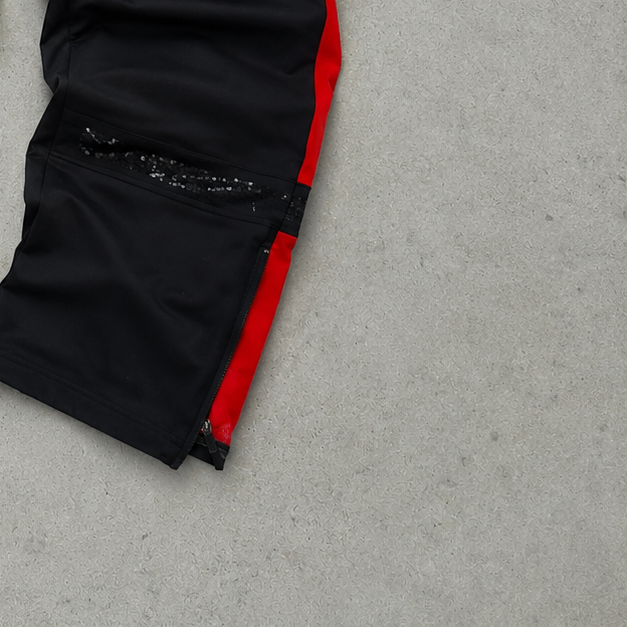 Nike Track Pants Black, Red Limited (M)