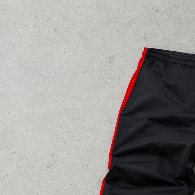 Nike Track Pants Black, Red Limited (M)