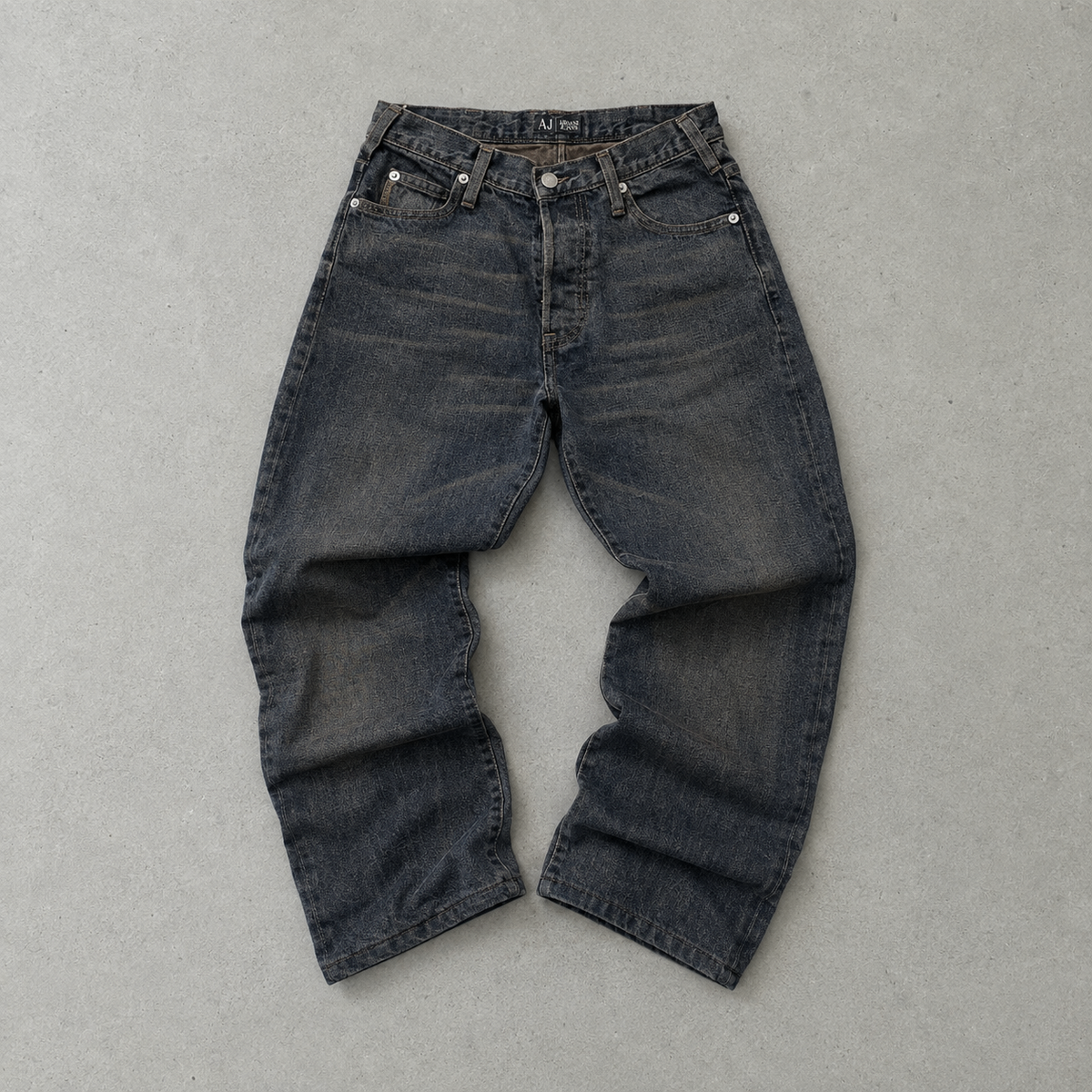 Vintage Armani Jeans Jeans Schwarz Rare (S)