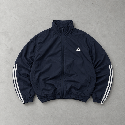 Adidas Track Jacket Navy/White Rare (S)