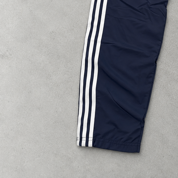 Veste de survêtement Adidas bleu marine/blanc rare (S)