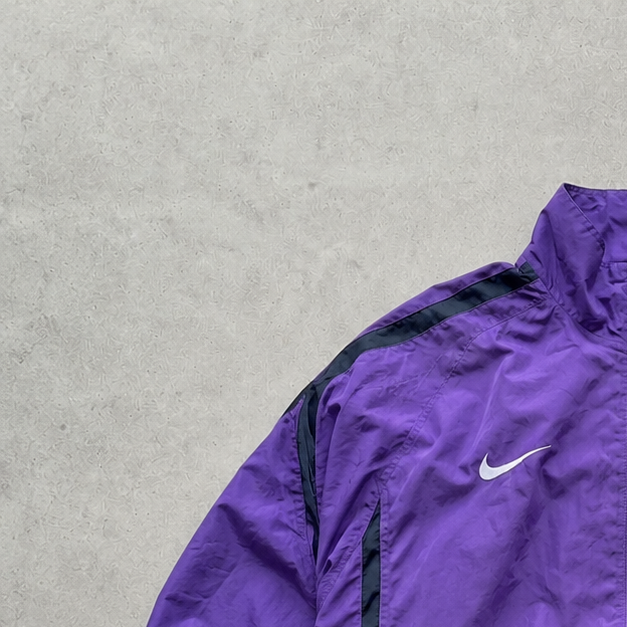 Y2K Retro Vintage Nike Track Jacket Purple Rare (S)