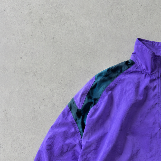Y2K Retro Vintage Nike Track Jacket Purple Rare (S)