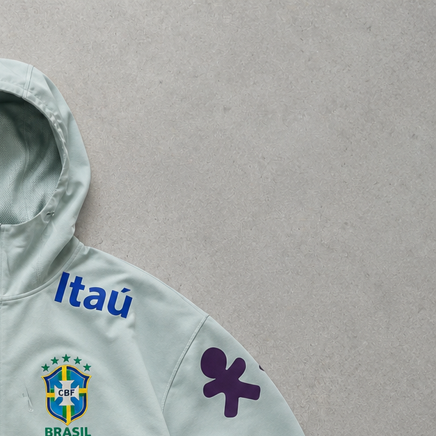 Brazil Nike Windbreaker Türkis Limited (Size M)