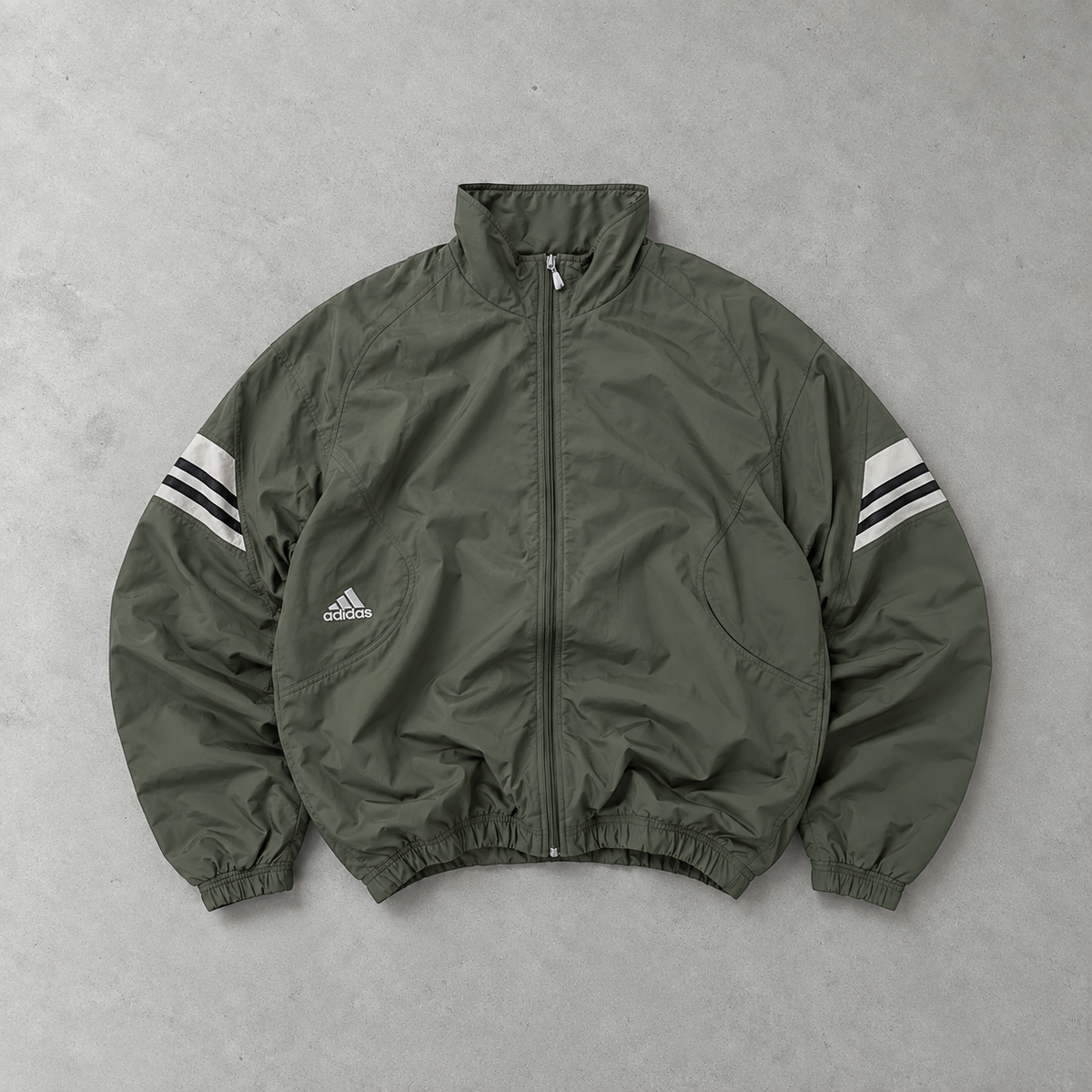 Adidas Track Jacket Khaki Rare (M)