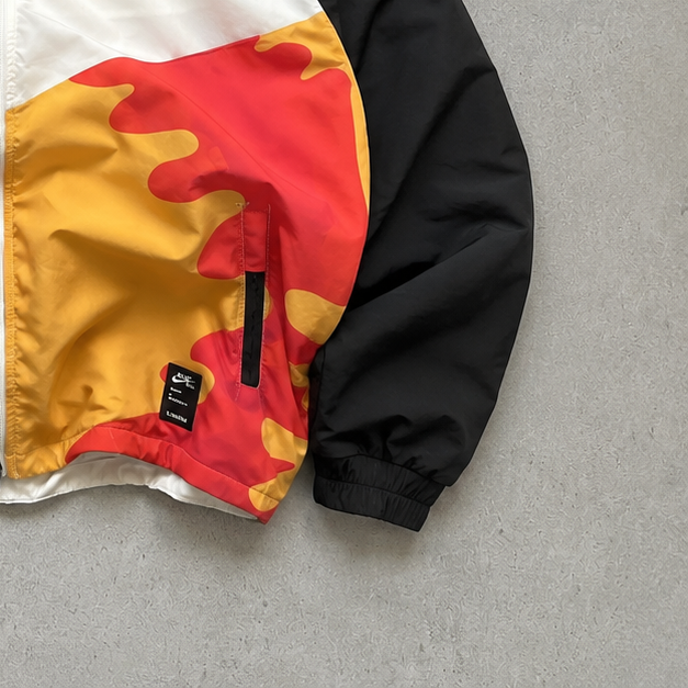 Nike Jacket White, Orange Rare (M)