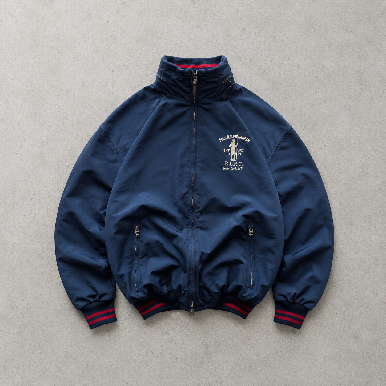 Y2K Ralph Lauren Jacket Navy Rare (S)