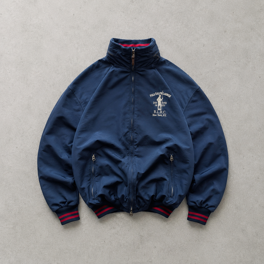 Y2K Ralph Lauren Jacket Navy Rare (S)