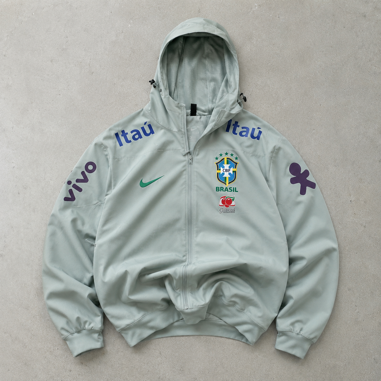 Brazil Nike Windbreaker Türkis Rare (Size S)
