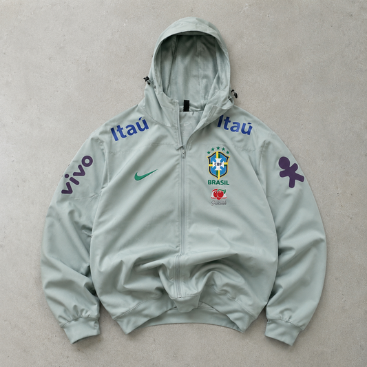 Brazil Nike Windbreaker Türkis Rare (Size S)