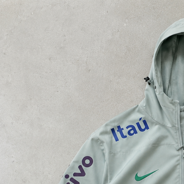 Brazil Nike Windbreaker Türkis Rare (Size S)