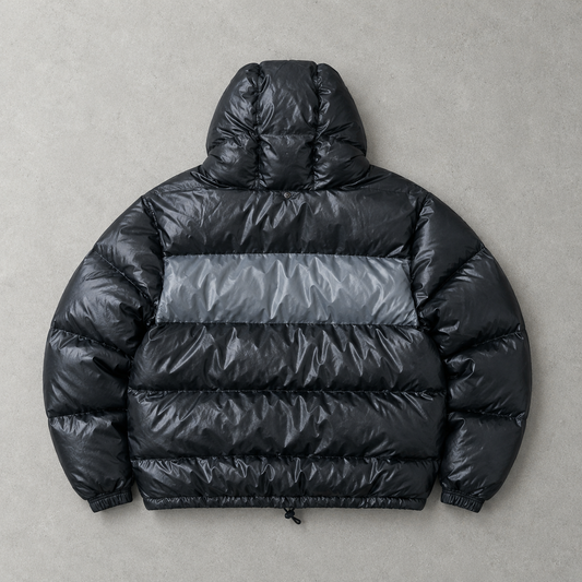Nike Puffer Jacket Grau, Schwarz Rare (Size M)