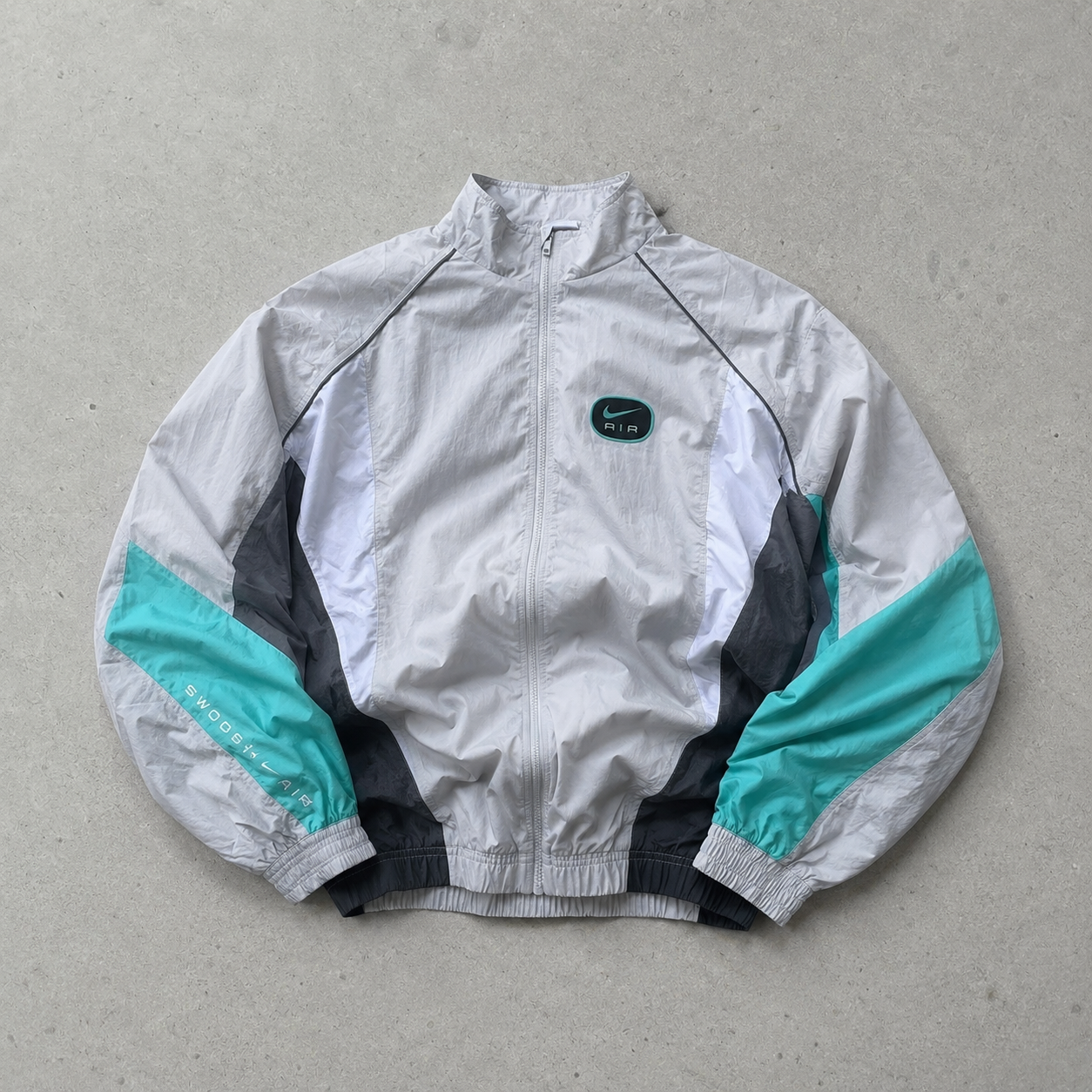 Nike Windbreaker Turquoise, White Rare (S)