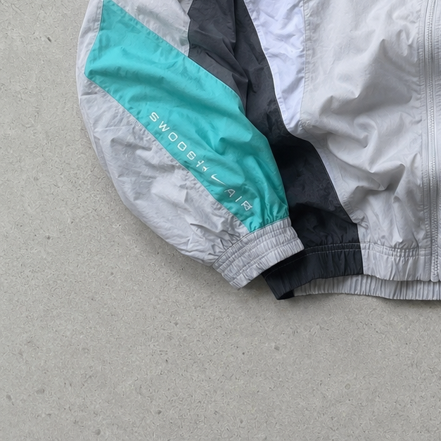 Nike Windbreaker Turquoise, White Rare (S)