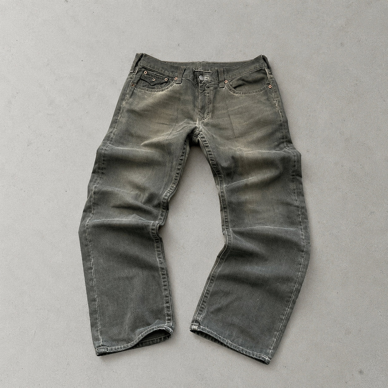 True Religion Jeans Dunkelgrün Rare (W38 | DE 54)