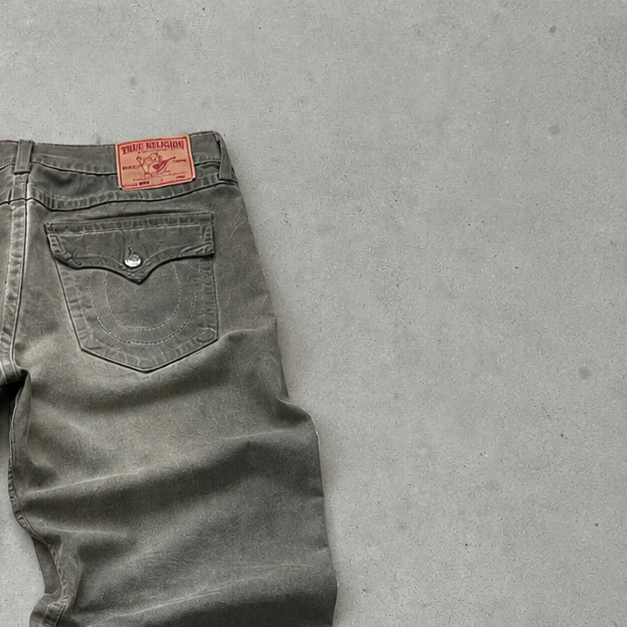 True Religion Jeans Dunkelgrün Rare (W38 | DE 54)