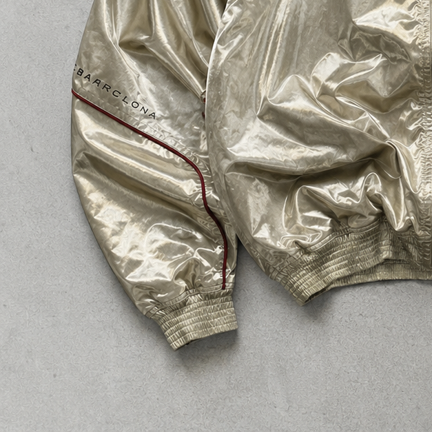 FC Barcelona Y2K 2001 Nike Windbreaker Gold Limited (XL)