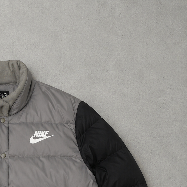 Nike Puffer Jacket Grau, Schwarz Limited (Size L)