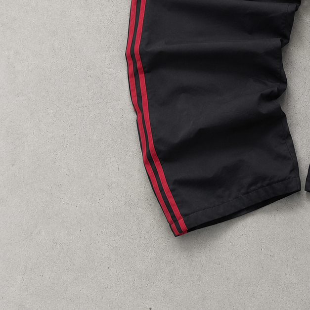 Adidas Track Pants Schwarz, Rot Limited (Size S)