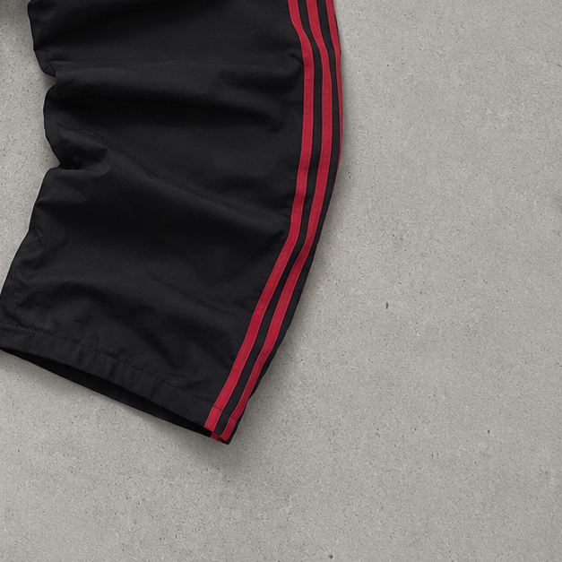 Adidas Track Pants Schwarz, Rot Limited (Size S)