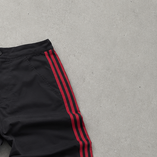 Adidas Track Pants Schwarz, Rot Limited (Size S)