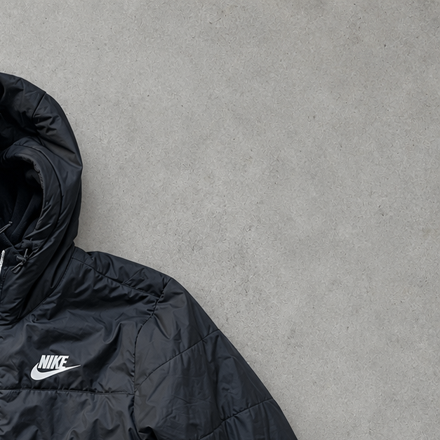 Nike Puffer Jacket Black / White Rare (M)