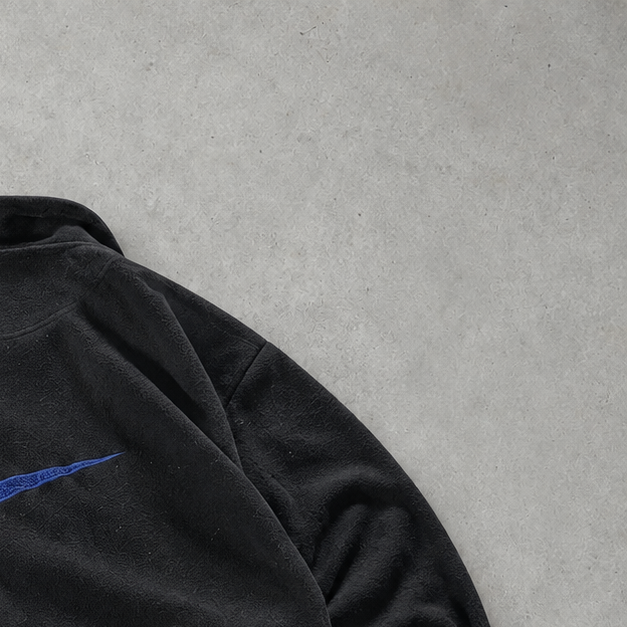 Y2K Nike Sweater Schwarz Rare (M)