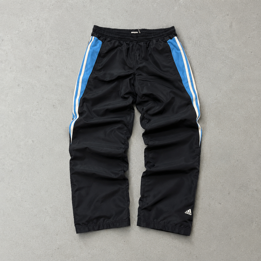Y2K 90s ADIDAS Jeans Blue / Black Limited (S)