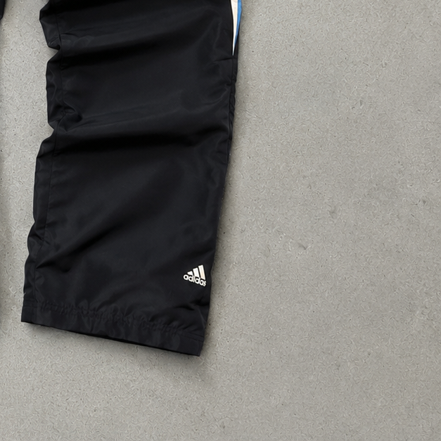 Y2K 90s ADIDAS Jeans Blue / Black Limited (S)