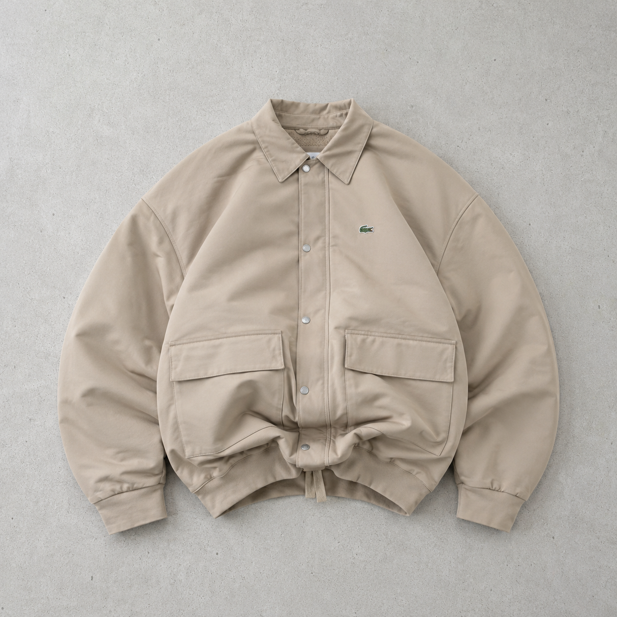 Lacoste Harrington Jacket Beige / Creme Rare (L)