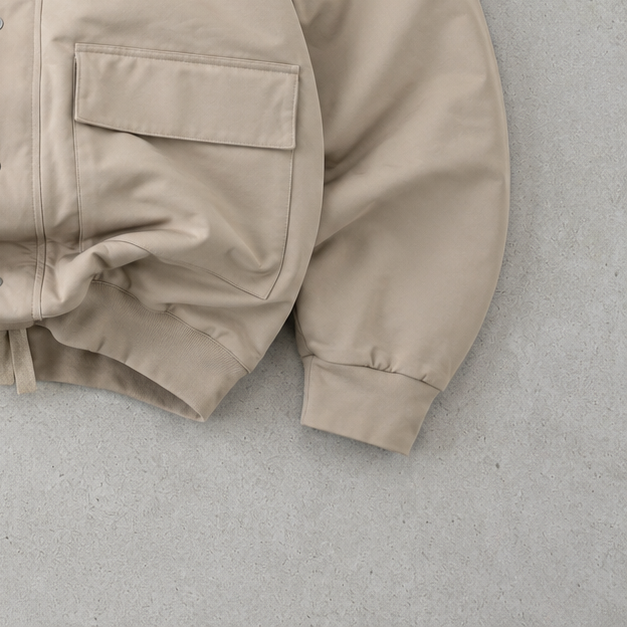 Lacoste Harrington Jacket Beige / Creme Rare (L)