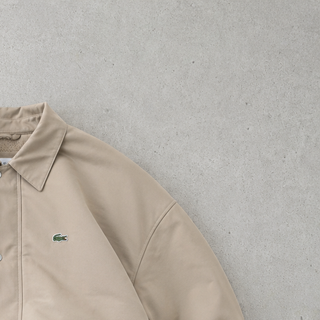 Lacoste Harrington Jacket Beige / Creme Rare (L)