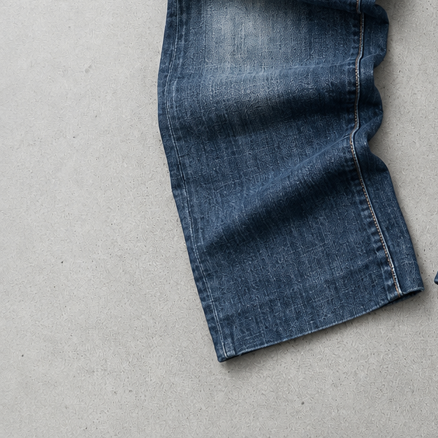 Y2K 2000s Vintage Armani Jeans Baggy Jeans Blau, Marineblau Limited (W31 | DE 46)