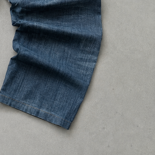 Y2K 2000s Vintage Armani Jeans Baggy Jeans Blau, Marineblau Limited (W31 | DE 46)