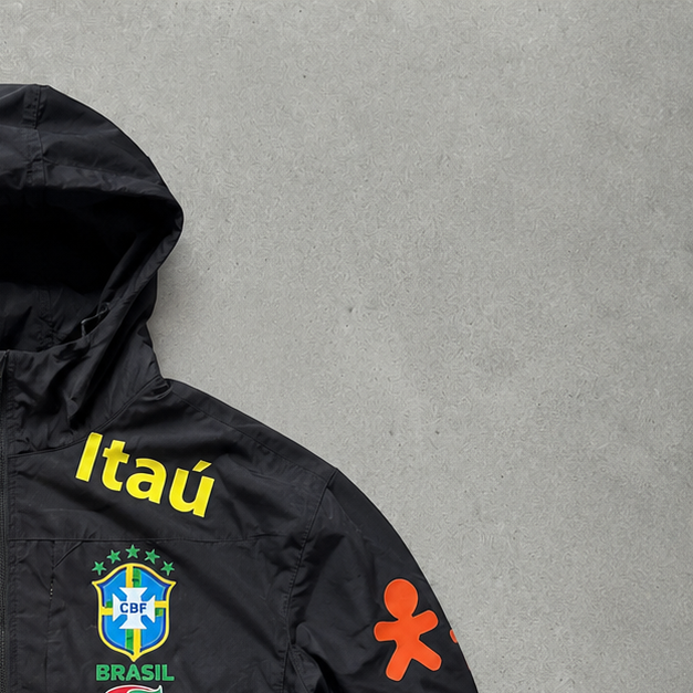 Brazil Nike Jacket Black Rare (Size M)